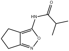 Propanamide, N-(5,6-dihydro-4H-cyclopent[c]isoxazol-3-yl)-2-methyl- (9CI) 구조식 이미지