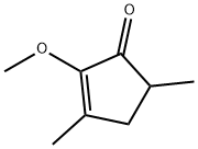 2-methoxy-3,5-dimethylcyclopent-2-en-1-one 구조식 이미지