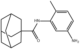 N-(5-amino-2-methylphenyl)adamantane-1-carboxamide 구조식 이미지