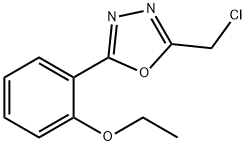2-(chloromethyl)-5-(2-ethoxyphenyl)-1,3,4-oxadiazole Structure