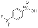 α,α,α-Trifluoro-p-toluic-carboxy-13C  acid Structure