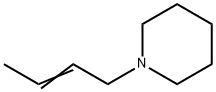 1-(but-2-enyl)piperidine  구조식 이미지
