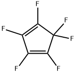 1,2,3,4,5,5-Hexafluoro-1,3-cyclopentadiene Structure
