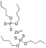 zinc O,O,O',O'-tetrabutyl bis(phosphorodithioate)  구조식 이미지