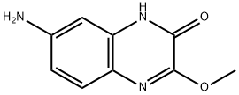 2(1H)-Quinoxalinone,7-amino-3-methoxy-(9CI) Structure