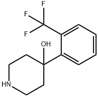 4-[2-(트리플루오로메틸)페닐]-4-피페리디놀 구조식 이미지