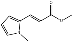 (E)-Methyl 3-(1-Methyl-1H-pyrrol-2-yl)acrylate 구조식 이미지