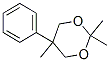 2,2,5-트리메틸-5-페닐-1,3-디옥산 구조식 이미지