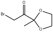 Ethanone, 2-bromo-1-(2-methyl-1,3-dioxolan-2-yl)- (9CI) Structure