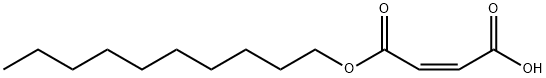Maleic acid 1-decyl ester Structure