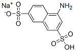 sodium hydrogen 4-aminonaphthalene-2,7-disulphonate Structure