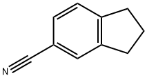 Indane-5-carbonitrile Structure