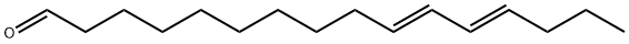 (E,E)-10,12-HEXADECADIENAL Structure