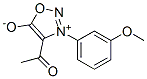4-Acetyl-3-(3-methoxyphenyl)sydnone 구조식 이미지