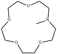13-methyl-1,4,7,10-tetraoxa-13-azacyclopentadecane Structure