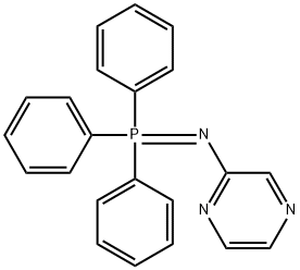 N-(Triphenylphosphoranylidene)-pyrazinamine Structure