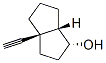 1-Pentalenol, 3a-ethynyloctahydro-, (1alpha,3abeta,6abeta)- (9CI) Structure