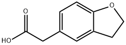 2,3-Dihydrobenzofuranyl-5-acetic acid 구조식 이미지
