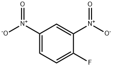 1-플루오르-2,4-디니트로벤젠 구조식 이미지