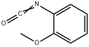 2-Methoxyphenyl isocyanate 구조식 이미지