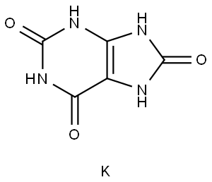 POTASSIUM URATE Structure