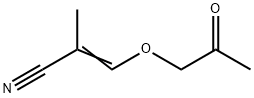 2-Propenenitrile, 2-methyl-3-(2-oxopropoxy)- (9CI) Structure