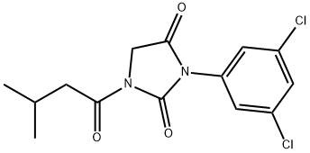 3-(3,5-dichlorophenyl)-1-(3-methylbutanoyl)imidazolidine-2,4-dione 구조식 이미지