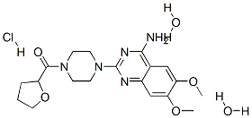 Terazosin hydrochloride dihydrate  구조식 이미지