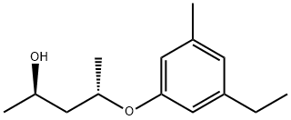 2-Pentanol,4-(3-ethyl-5-methylphenoxy)-,(2R,4S)-(9CI) 구조식 이미지