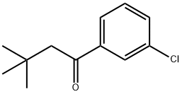 3'-CHLORO-3,3-DIMETHYLBUTYROPHENONE Structure