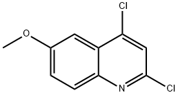 2,4-DICHLORO-6-METHOXYQUINOLINE 구조식 이미지