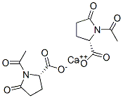 calcium bis(1-acetyl-5-oxo-L-prolinate) Structure