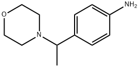 4-(1-MORPHOLINOETHYL)ANILINE Structure