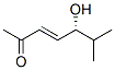 3-Hepten-2-one, 5-hydroxy-6-methyl-, (3E,5R)- (9CI) Structure