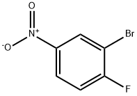 3-Bromo-4-fluoronitrobenzene 구조식 이미지
