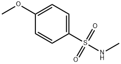 4-Methoxy-N-methylbenzenesulphonamide Structure