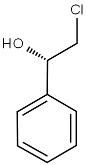 (S)-2-CHLORO-1-PHENYL-ETHANOL 구조식 이미지