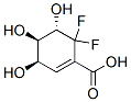 1-Cyclohexene-1-carboxylic acid, 6,6-difluoro-3,4,5-trihydroxy-, (3R,4R,5S)- (9CI) Structure