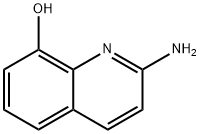 2-AMINO-8-HYDROXYQUINOLINE 구조식 이미지