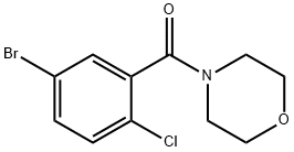 (5-Bromo-2-chlorophenyl)(morpholino)methanone Structure