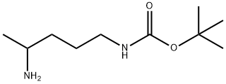 Carbamic acid, (4-aminopentyl)-, 1,1-dimethylethyl ester (9CI) Structure