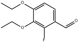 Benzaldehyde, 3,4-diethoxy-2-fluoro- (9CI) Structure