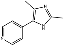 Pyridine,  4-(2,5-dimethyl-1H-imidazol-4-yl)-  (9CI) Structure