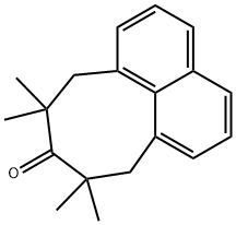 8,8,10,10-Tetramethyl-8,9,10,11-tetrahydro-7H-cycloocta[de]naphthalen-9-one Structure