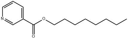 NICOTINIC ACID N-OCTYL ESTER 구조식 이미지