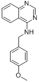 (4-METHOXYBENZYL)(QUINAZOLIN-4-YL)AMINE Structure