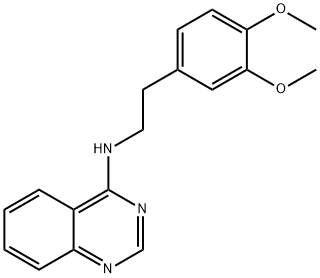 N-[2-(3,4-DIMETHOXYPHENYL)ETHYL]-4-QUINAZOLINAMINE Structure