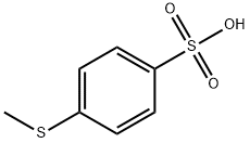 4-메틸설파닐-벤젠설폰산 구조식 이미지