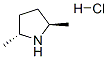 (-)-(2R,5R)-2,5-DIMETHYLPYRROLIDINE, HYDROCHLORIDE Structure