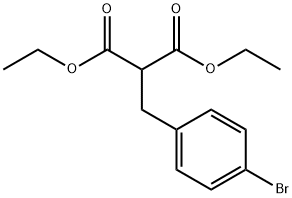 2-(4-브로모-벤질)-말로닉산디에틸에스테르 구조식 이미지